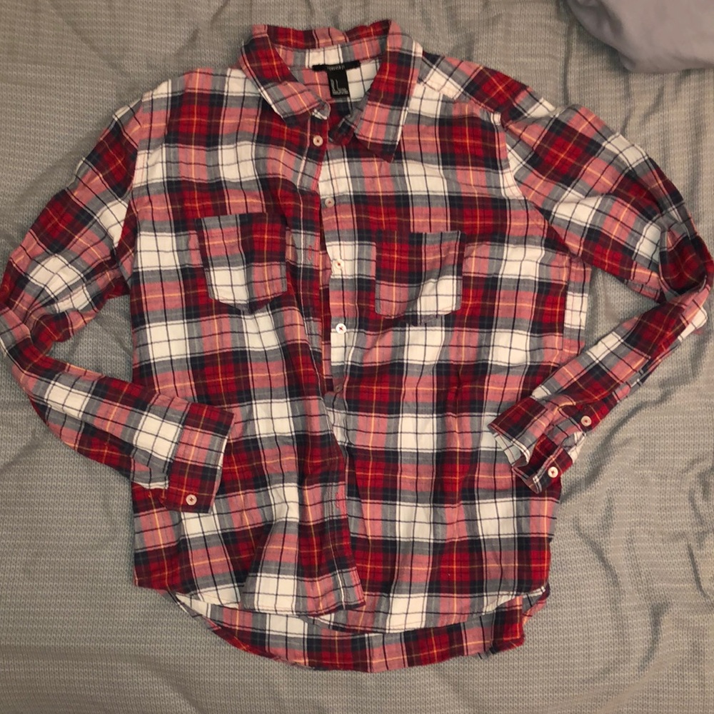 flannel button up